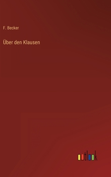 Hardcover Über den Klausen [German] Book