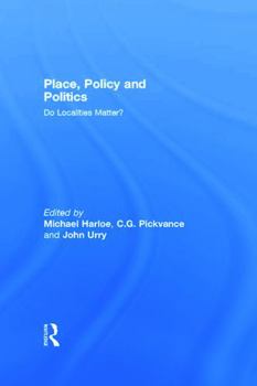 Paperback Place, Policy and Politics: Do Localities Matter? Book