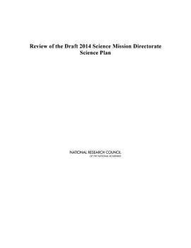 Paperback Review of the Draft 2014 Science Mission Directorate Science Plan Book