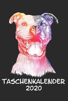 Taschenkalender 2020: Taschenkalender f�r Sept. 2019 bis Dezember 2020 A5 Terminplaner Wochenplaner Terminkalender Wochenkalender Organizer mit Pitbull Hund Hunderasse Geschenk