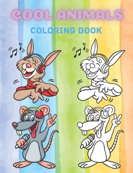 Paperback Cool Animals - Coloring Book