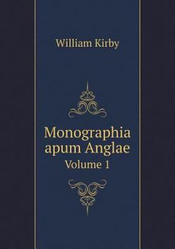 Paperback Monographia apum Anglae Volume 1 Book