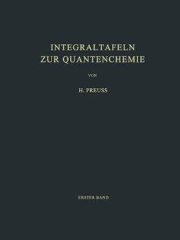 Paperback Integraltafeln Zur Quantenchemie: Erster Band [German] Book