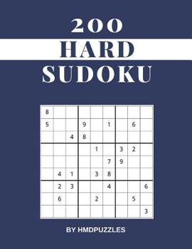 Paperback 200 Hard Sudoku: Large Print (Just One Puzzle Per Page) Sudoku Puzzlebook Ideal For Kids Adults and Seniors (All Ages) Book