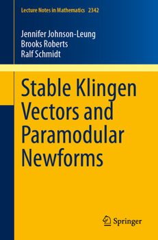 Paperback Stable Klingen Vectors and Paramodular Newforms Book