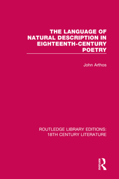 Paperback The Language of Natural Description in Eighteenth-Century Poetry Book