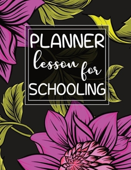 Paperback lesson planner for schooling: Weekly Teacher Planner with Important Dates. Book