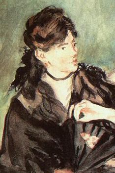 "Portrait of Berthe Morisot" by Edouard Manet: Journal (Blank / Lined)