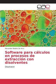 Paperback Software para cálculos en procesos de extracción con disolventes [Spanish] Book