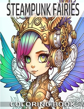 Steampunk Fairies Coloring Book: Enchanted Fairies Coloring Book For Adults