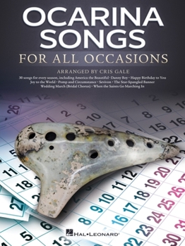 Paperback Ocarina Songs for All Occasions Arranged by Cris Gale Book
