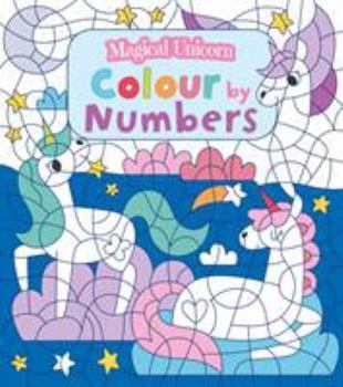 Paperback Colour By Numbers: Magical Unicorn Book