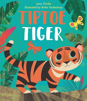 Hardcover Tiptoe Tiger Book