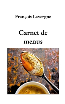 Paperback Carnet de menus [French] Book