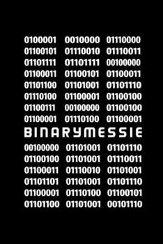 Paperback Notizbuch: Programmierer Code Bin?r Nerd Geek Lustig Geschenk 120 Seiten, 6X9 (Ca. A5), Karomuster [German] Book