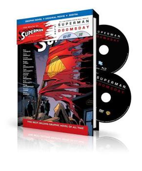 Hardcover Death of Superman Book & DVD Set Book