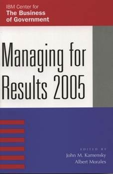 Paperback Managing for Results 2005 Book