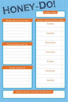 Paperback Note Pad Honey-Do Book
