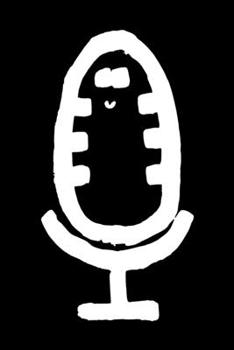 Happy Microphone Notebook: 6x9 Inches Journal with 120 Collage Ruled Line Paper Pages | Band Member Singer Gift Idea (HOBBY PRINT) (German Edition)