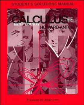 Paperback Calculus with Analytic Geometry, Brief Edition, Student Solution Manual Book