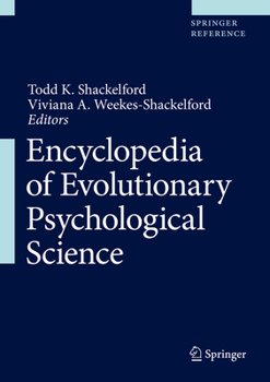 Hardcover Encyclopedia of Evolutionary Psychological Science Book