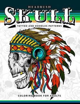 Paperback Skull Tattoo and Doodles Patterns: A Coloring Books for Adults Book