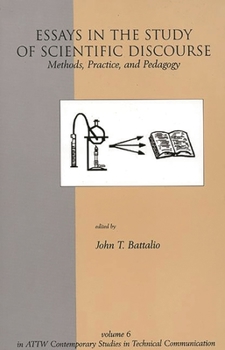 Paperback Essays in the Study of Scientific Discourse: Methods, Practice, and Pedagogy Book