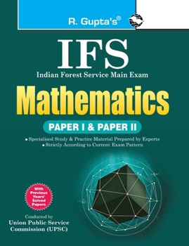 Paperback Upsc: IFS Mathematics (Paper I & II) Main Exam Guide Book