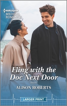 Mass Market Paperback Fling with the Doc Next Door [Large Print] Book