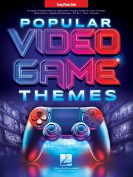 Paperback Popular Video Game Themes for Easy Piano Solo Book