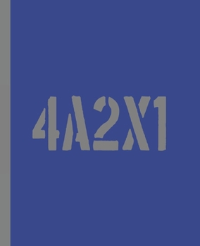 4A2X1: A Blank Lined Composition Book for an Air Force Biomedical Equipment Airman