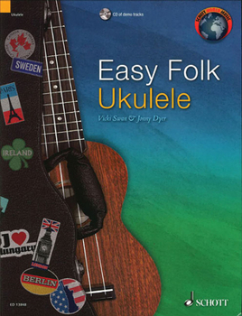 Paperback Easy Folk Ukulele: 29 Traditional Pieces Book