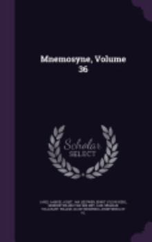 Hardcover Mnemosyne, Volume 36 Book