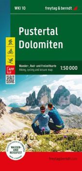 Map WKI 10 Pustertal - Dolomiten Wander-, Rad- und Freizeitkarte 1:50.000 Book