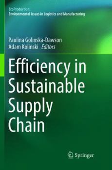 Paperback Efficiency in Sustainable Supply Chain Book