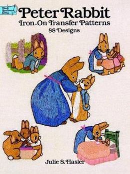 Paperback Peter Rabbit Iron-On Transfer Patterns: 88 Designs Book