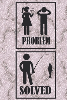 Paperback Problem solved: Notebook Blank Lined 6 x 9 inch @ 100 pages Book