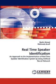 Paperback Real Time Speaker Identification Book