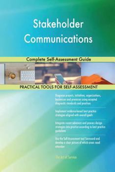 Paperback Stakeholder Communications Complete Self-Assessment Guide Book