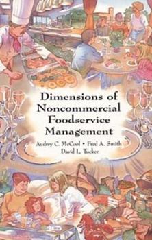 Hardcover Dimensions of Noncommercial Foodservice Management Book