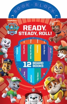 Hardcover Nickelodeon Paw Patrol: Ready, Steady, Roll! 12 Board Books Book