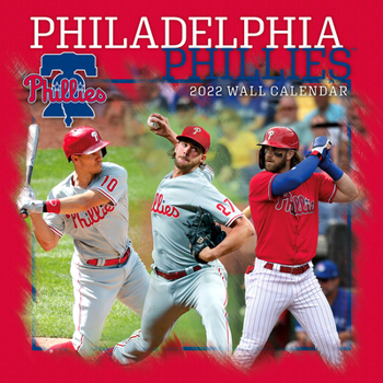 Calendar Philadelphia Phillies 2022 12x12 Team Wall Calendar Book