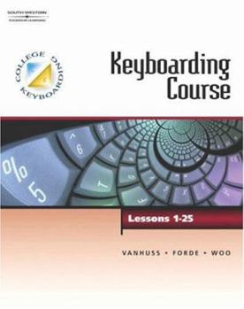 Spiral-bound Keyboarding Course: Lessons 1-25 Book