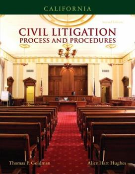 Paperback California Civil Litigation: Process and Procedures Book