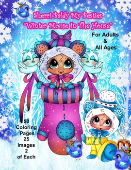 Paperback Sherri Baldy My Besties Winter Mouse in the House Coloring Book