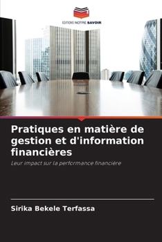 Paperback Pratiques en matière de gestion et d'information financières [French] Book