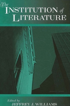 Paperback The Institution of Literature Book