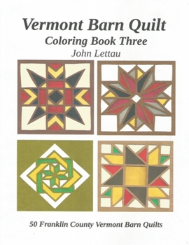 Paperback Vermont Barn Quilt: Coloring Book