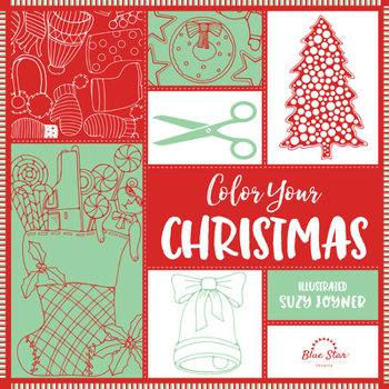 Paperback Color Your Christmas: A Crafty Christmas Adult Coloring Book