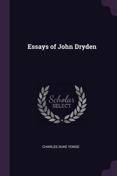 Paperback Essays of John Dryden Book